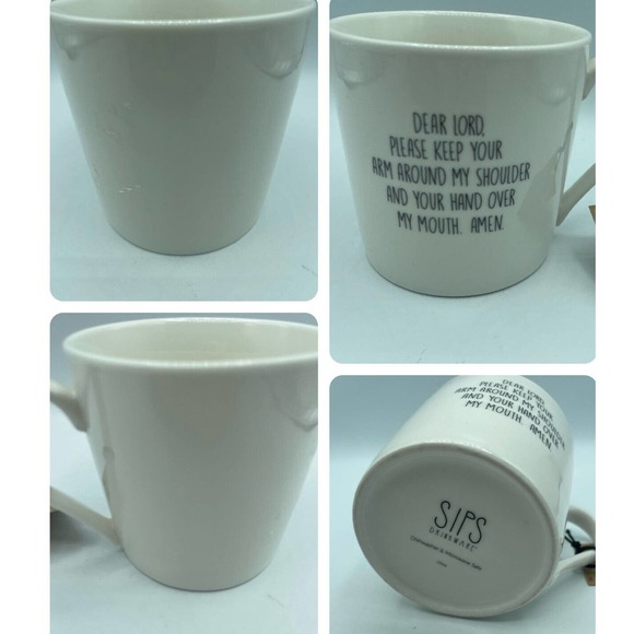 Sips Drinkware Dear Lord Please Keep your Arm On My Shoulder Coffee Tea Mug Cup - Picture 1 of 7